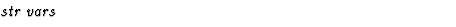 $\textstyle\parbox{\pboxargslen}{\em str vars \/}$